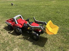 Kindertraktor mit schaufel und Anhänger