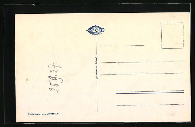 Cartoline postali: Les Plans-sur-Bex, Vue Générale et le  – Usato da Berlin venduto da bartko-reher 1