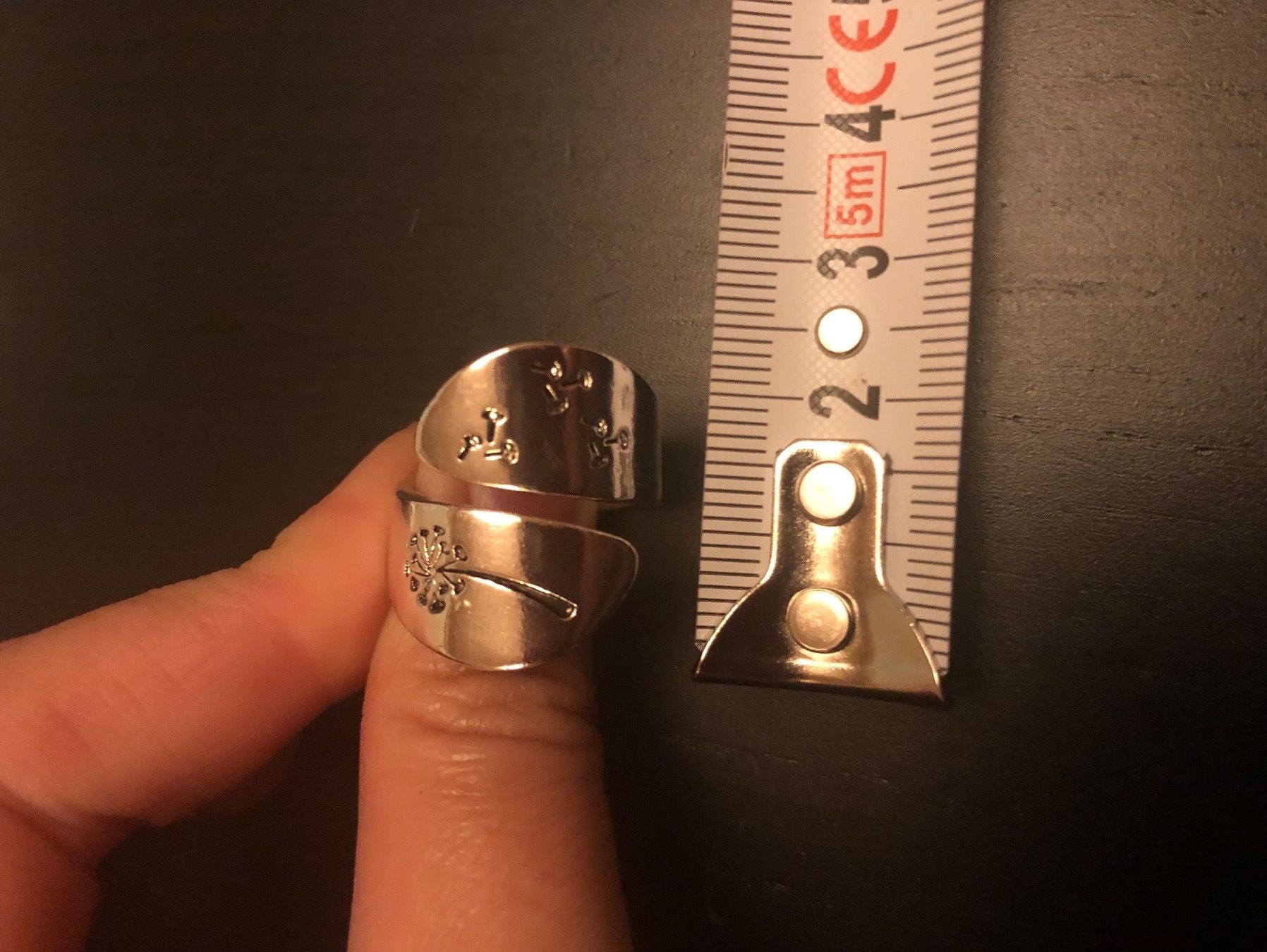 Ringe: Ring mit Löwenzahn (One Size) / Nr.10 – Neu (gemäss Beschreibung) aus Gams von Mariawicca 5