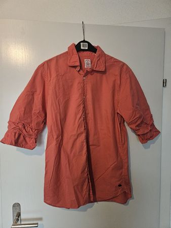 Scotch and Soda Hemd Kurzarm Lachs