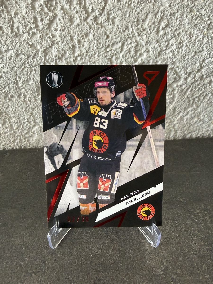 Sportzoo Cartes à collectionner: 02/30 - Marco Müller - SC Bern – Neuf avec emballage d'origine à Réchy par Leeroy1998