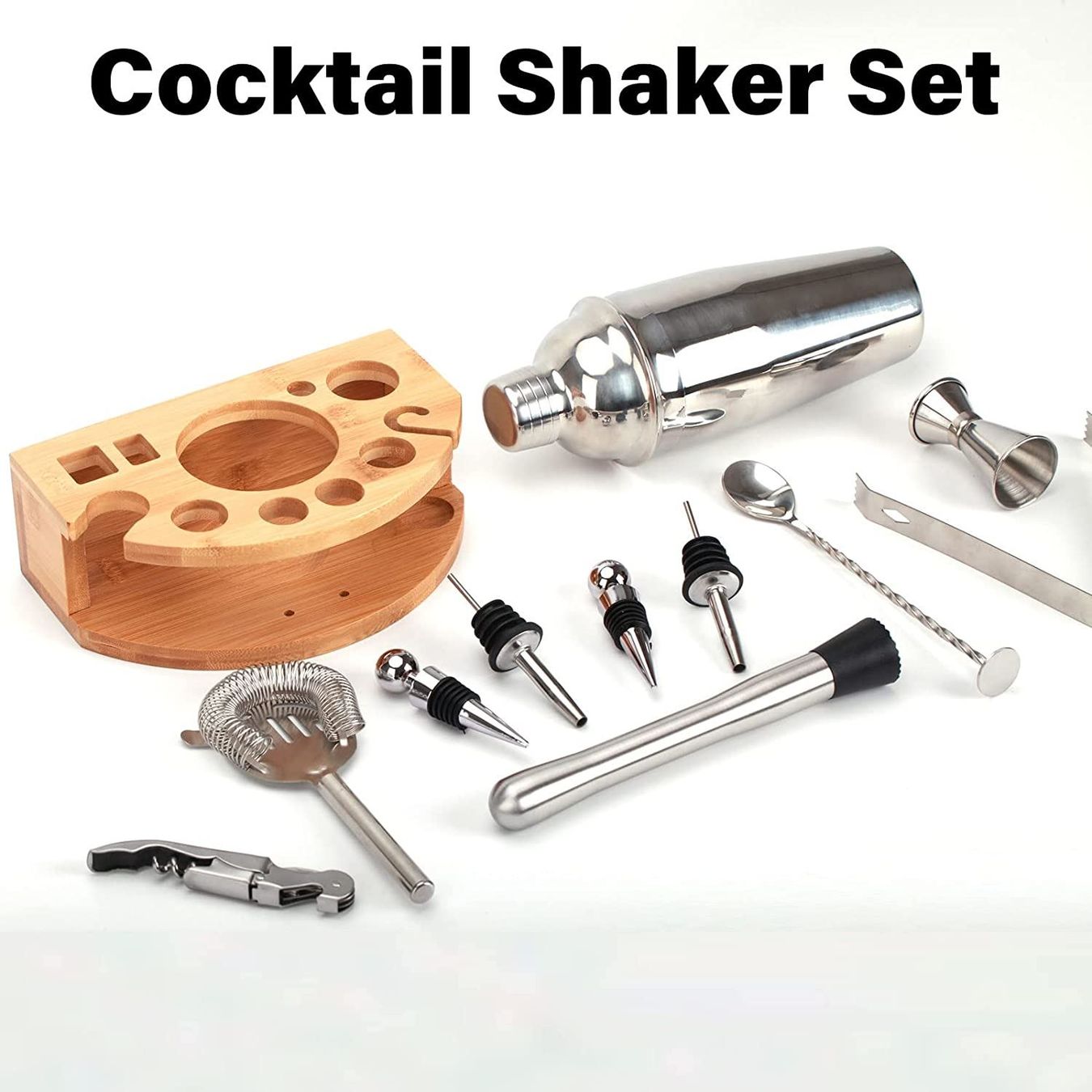 Elettrodomestici da cucina: Cocktail Shaker Mit StäNder 12 Teiliges – Nuovo (secondo la descrizione) da Thun venduto da keller001 2