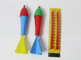 2 Stk. Wurfrakete + Amorces Wurfbombe Wurfraketen Rakete 2