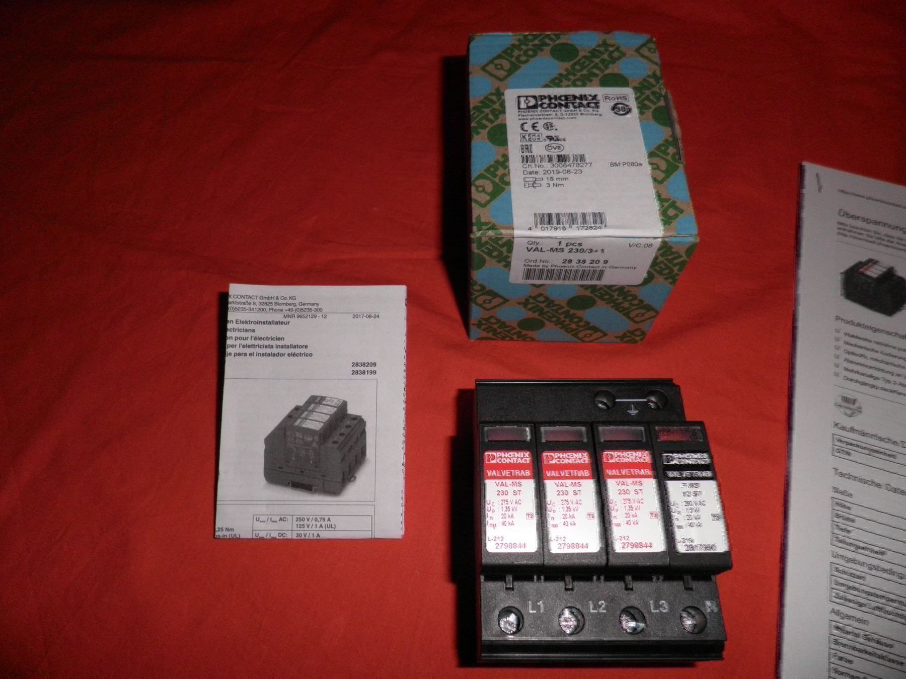 Composants électroniques: Überspannungsschutz VAL-MS 230/3+1 – Neuf avec emballage d'origine à Oftringen par shoptwotrade 1