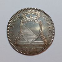 20 Batzen 1813 Zürich vz-stgl