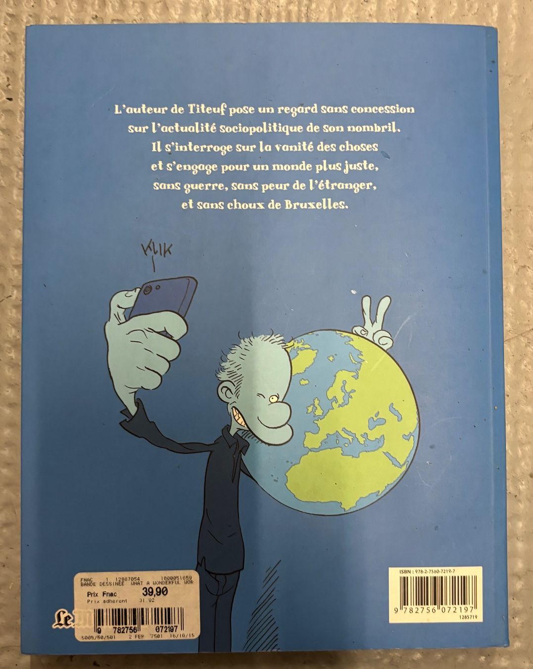 Fumetti: Zep - What a Wonderful World - BD – Usato da Genève venduto da Livsonman 1