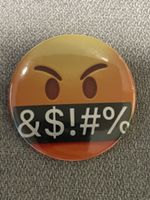 Wütender Emoji Stecknadel