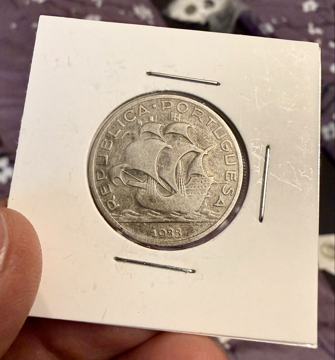 Tutti le monete: 5 Escudos Portugal 1933!!! Silber!!!  – Usato da Oberentfelden venduto da NunoLouro