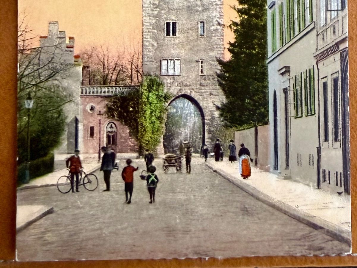 Cartoline postali: Basel - St. Albanthor - Animée -  Antik – Usato da Lutry venduto da Ediego 1