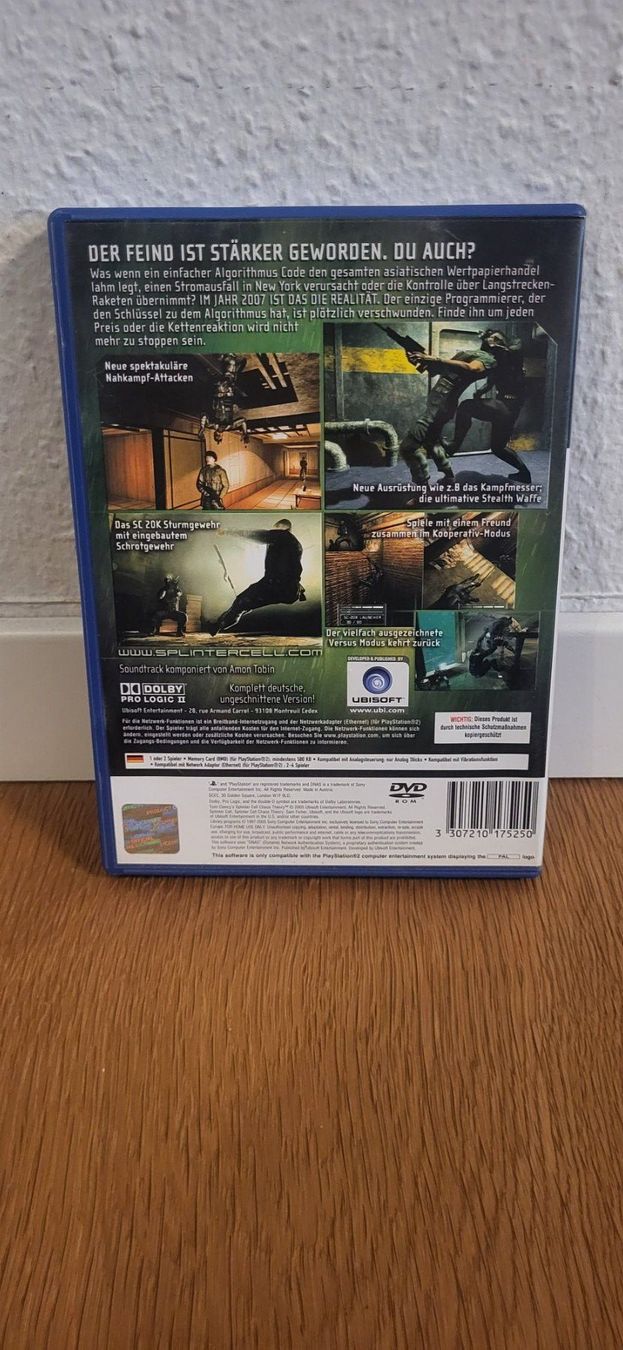 Sony Giochi: PS2 - Splinter Cell Chaos Theory – Usato da Münsingen venduto da Heroism2010 1