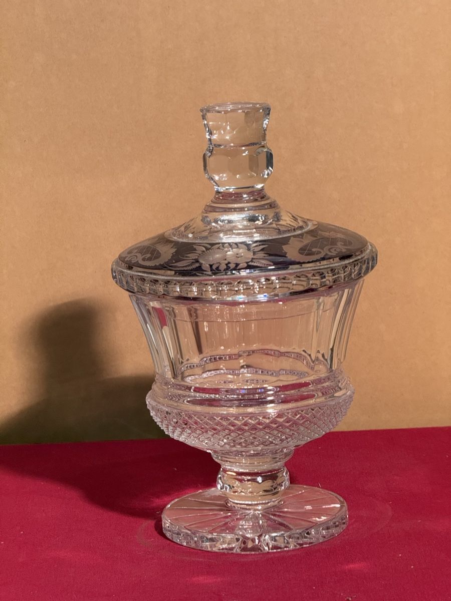 Zuccheriere: ANTIQUE BOHEMIAN RUBY CANDY DISH Bonbonniere – Usato da Lausanne venduto da vas_mbk2 1