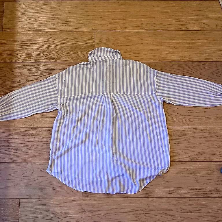 Chemisiers: Chemise à rayure violet et blanc – D'occasion à Champagne par Marie2108 1