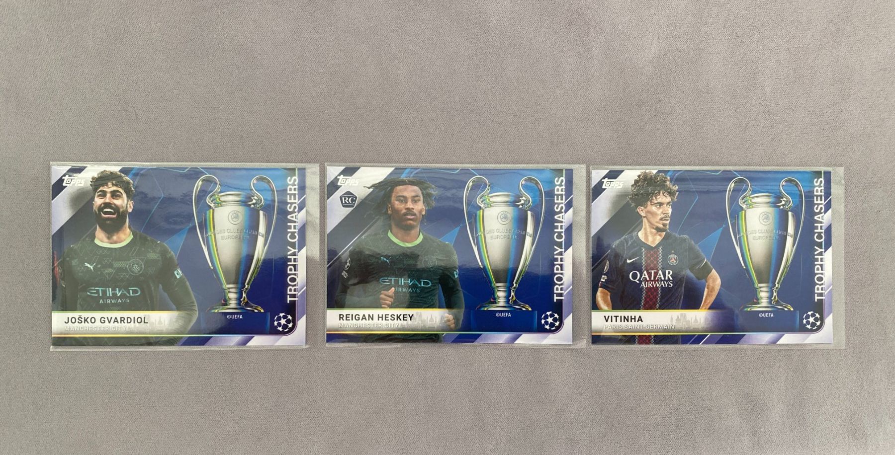 2025-26 Topps UCC Flagship Trophy Chasers: Vitinha, Gvardiol (Neu ...