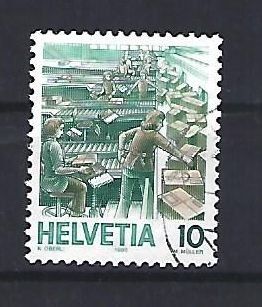 Tutti i francobolli: 1986/89 - Paketverteilanlage – Usato da Schaffhausen venduto da poststamp