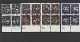 Pro Patria Viererblöcke 1968-71 gest.