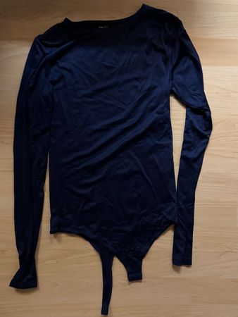 NewYorker Langarm Body dunkelblau Grösse S