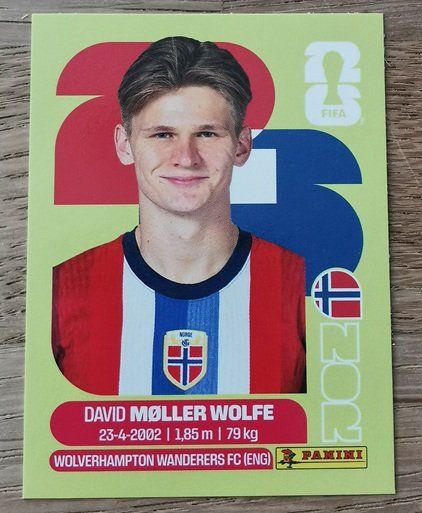 Panini Carte collezionabili: David Moller Wolfe NOR 7 Panini FIFA World Cup 2026 – Nuovo (secondo la descrizione) da Wilen b. Wollerau venduto da morethanmusic