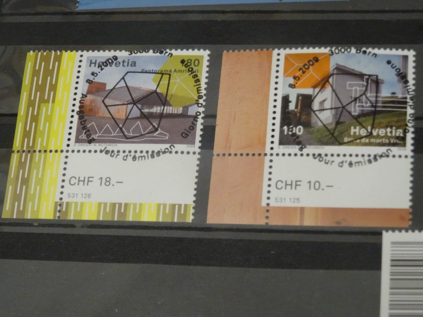 Alle Briefmarken: 2009 Zeitgenössiche Architektur ET-VOLL – Gebraucht aus Olten von pechsisa1