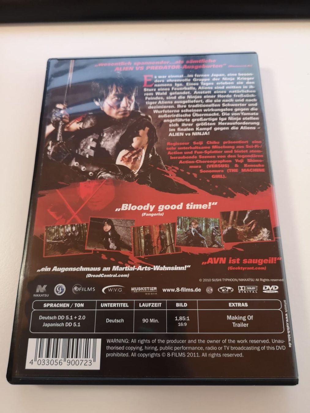 Alle DVDs: Alien vs Ninja – Gebraucht aus Herisau von Pokemon2025 1