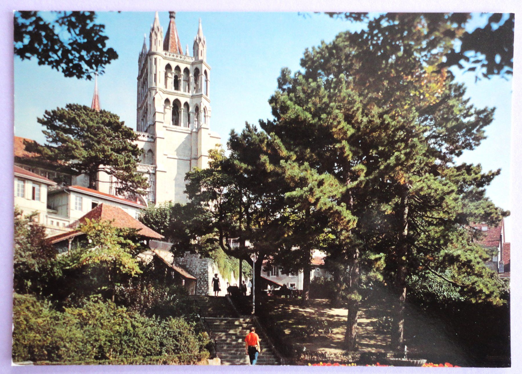 Ansichtskarten: Lausanne - La Cathédrale – Gebraucht aus Fétigny von Billy2miny