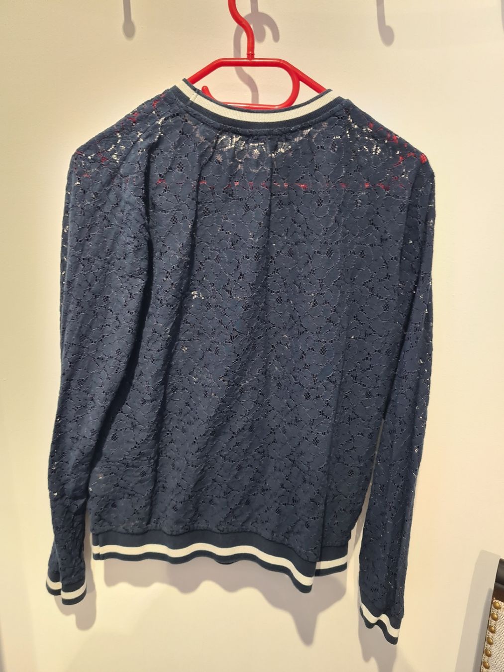 Superdry Maglioni & Felpe: Superdry Spitzen-Pullover, dunkelblau, Grösse L – Usato da Adligenswil venduto da FriedasWelt 2
