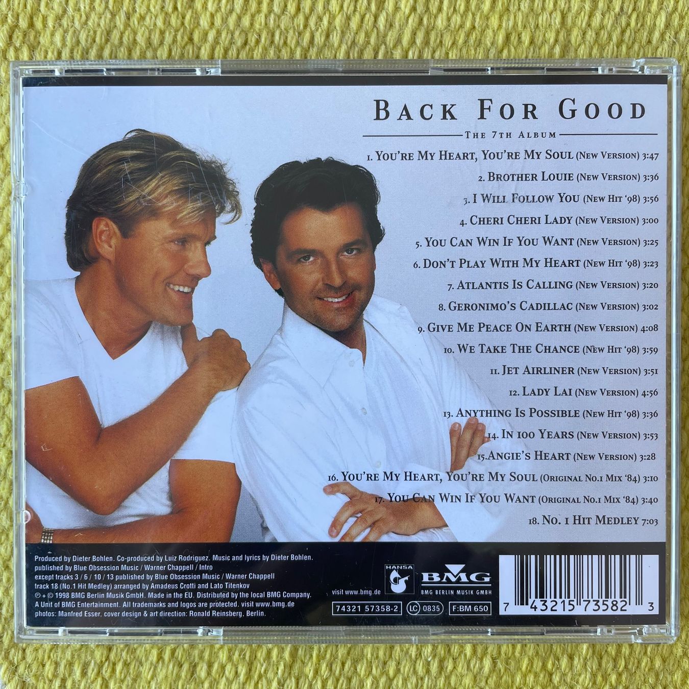 CDs: MODERN TALKING-BACK FOR GOOD – D'occasion à Rorschacherberg par CD-Roli 1
