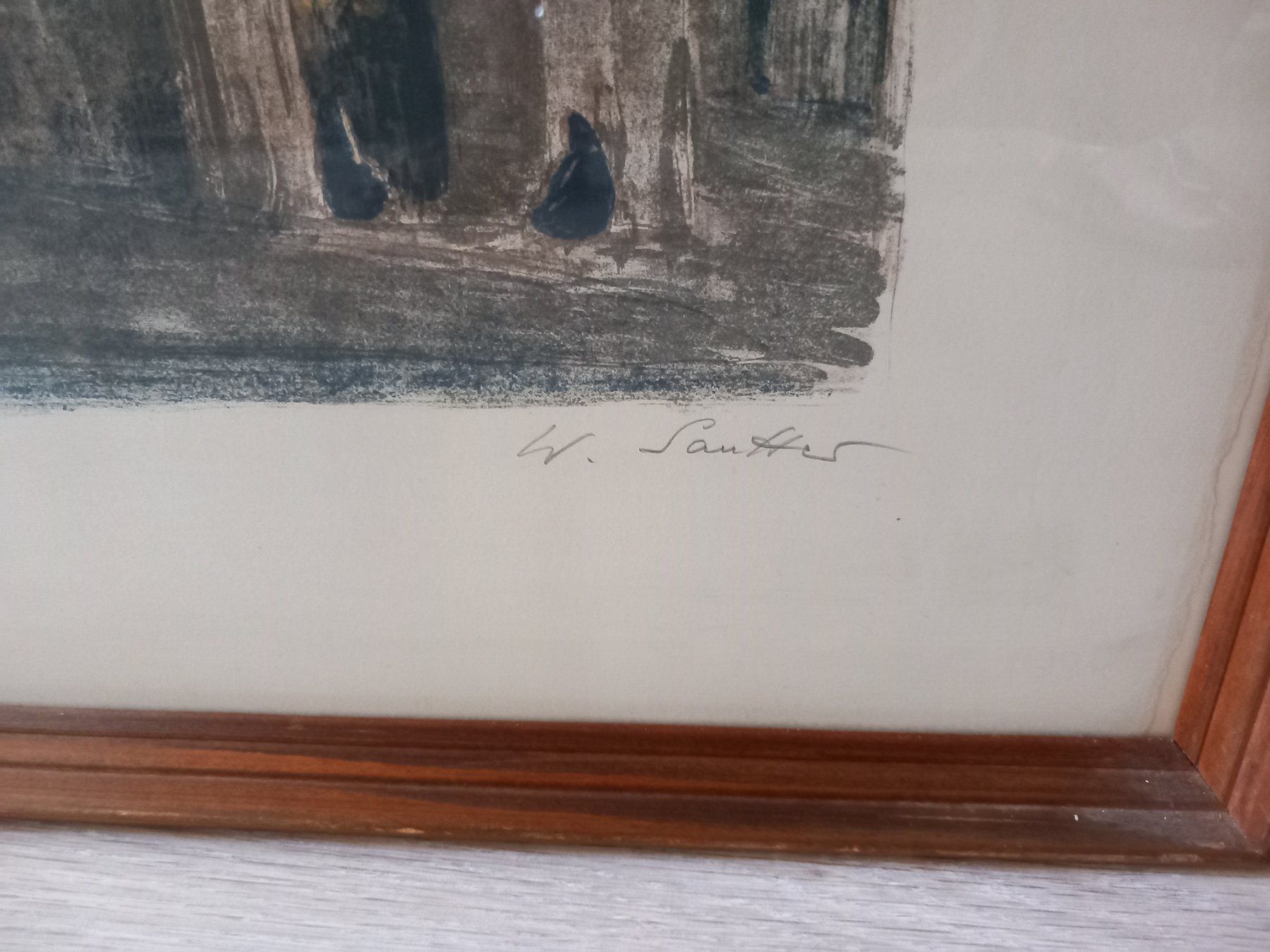 Foto & Immagini: Eingerahmtes Bild W.Sautter – Usato da Uitikon Waldegg venduto da pkuster 2