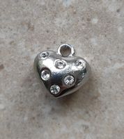 Herzförmiger Schmuckanhänger Silber 925