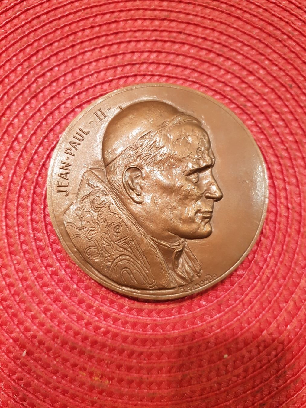 Medaglie: JEAN-PAUL-II- Medaille 1980 Bronze. – Usato da Biel / bienne venduto da Sarouch9