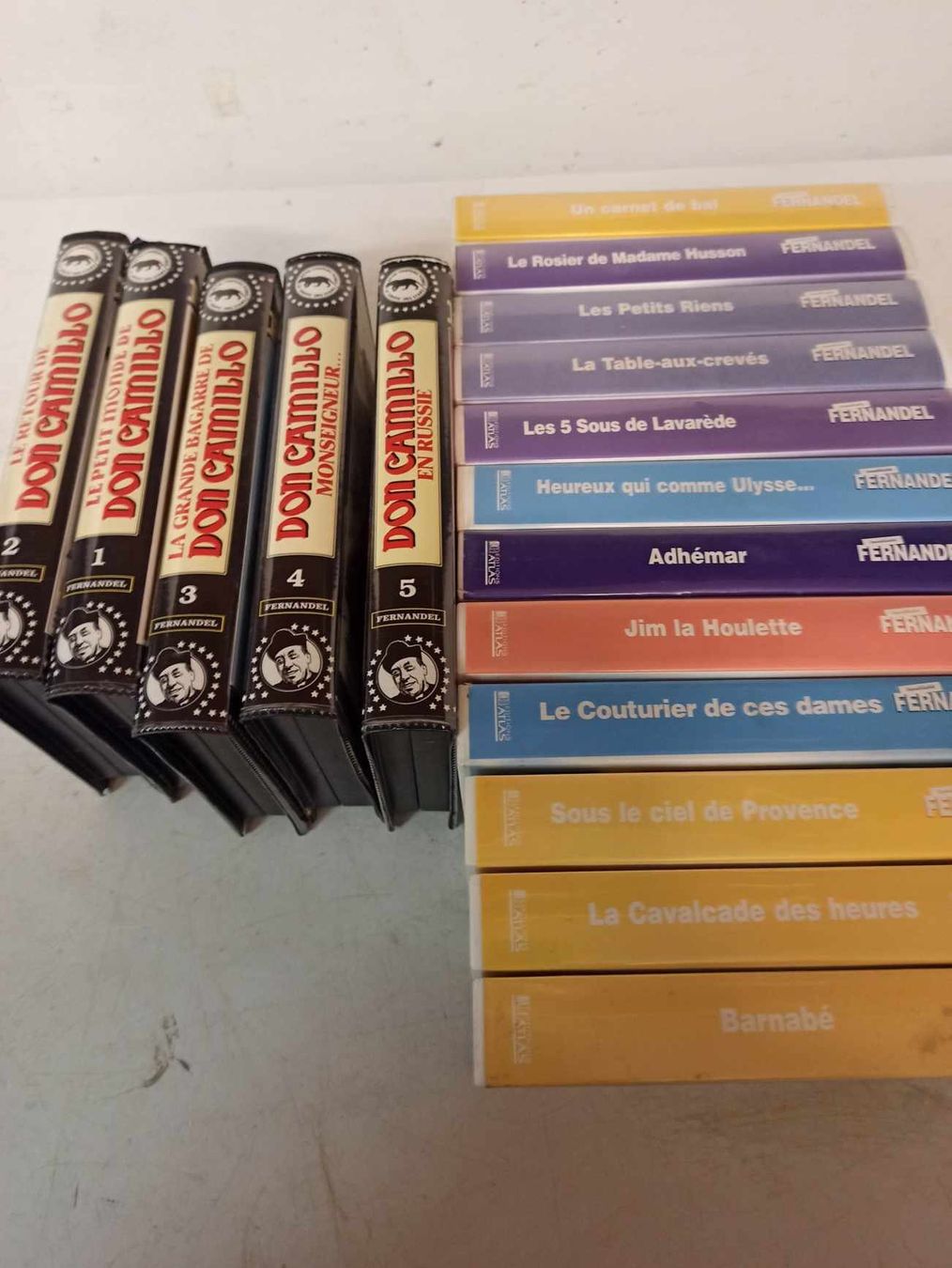Tutti i VHS: 17 X VHS  Fernandel – Usato da La Chaux-de-Fonds venduto da Emmaus2300CDF