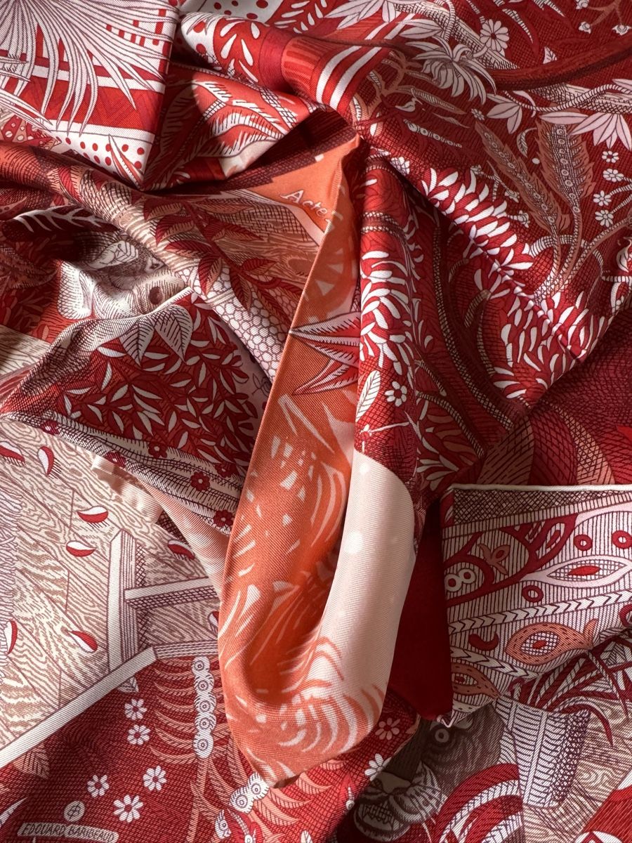 Hermès Foulards, Tücher & Schals: Hermès carré Acte 3 Scène 1 La Clairière – Neu (gemäss Beschreibung) aus Genève von HappyLifestyle 8