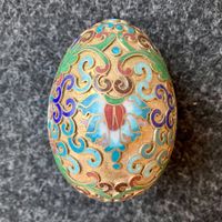 Cloisonné Ei Osterdekoration Osterei Vintage Dekoration