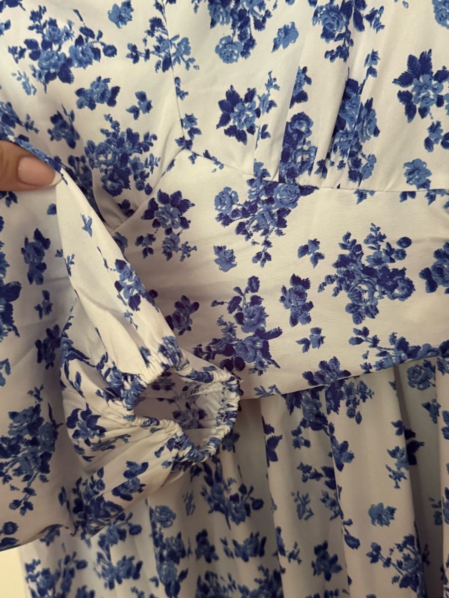 Shein Kleider: Shein Sommerliches Blümchenkleid mit langen Ärmeln, Gr. M – Gebraucht aus Basel von oks_7kxy 3