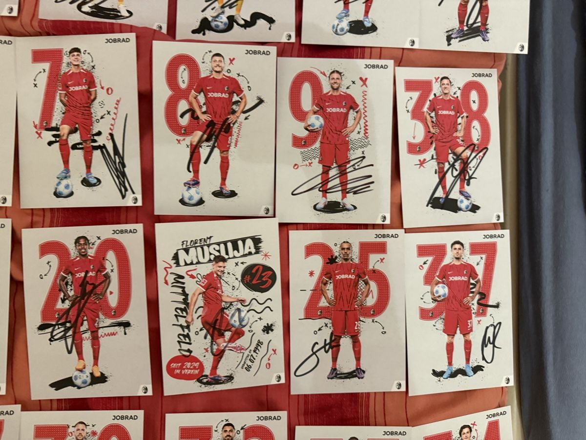 Autographes: Autogrammkarten SC Freiburg signiert  – D'occasion à Rüschlikon par Andi_2000 6