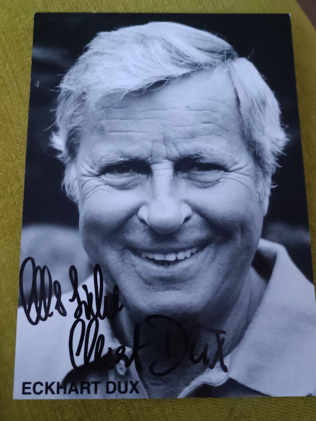 Autografi: Eckart Dux - handsigniert – Usato da Menziken venduto da Autogramme
