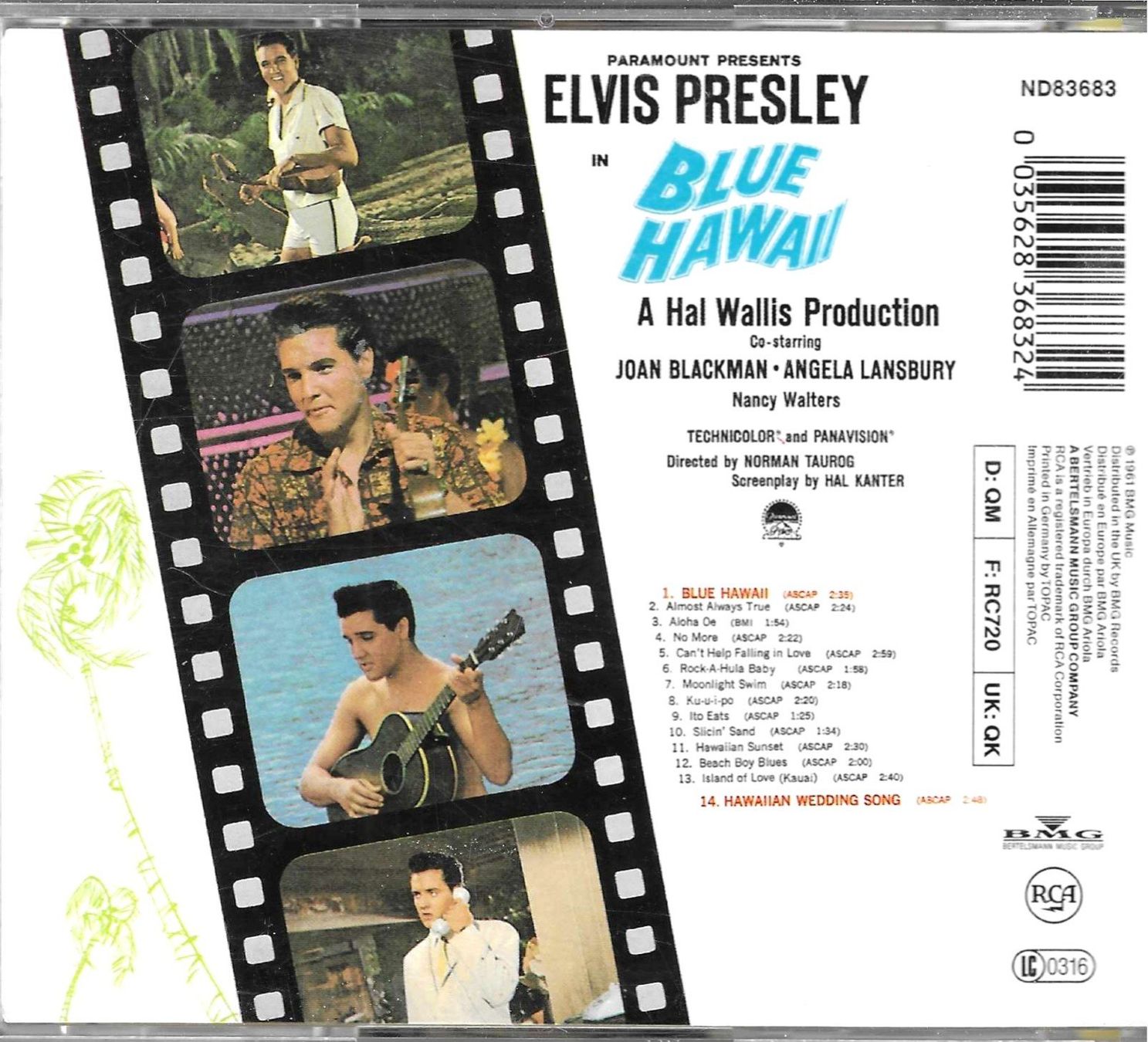 CD: Elvis Presley – Blue Hawaii – Usato da Savagnier venduto da Ne2065 1