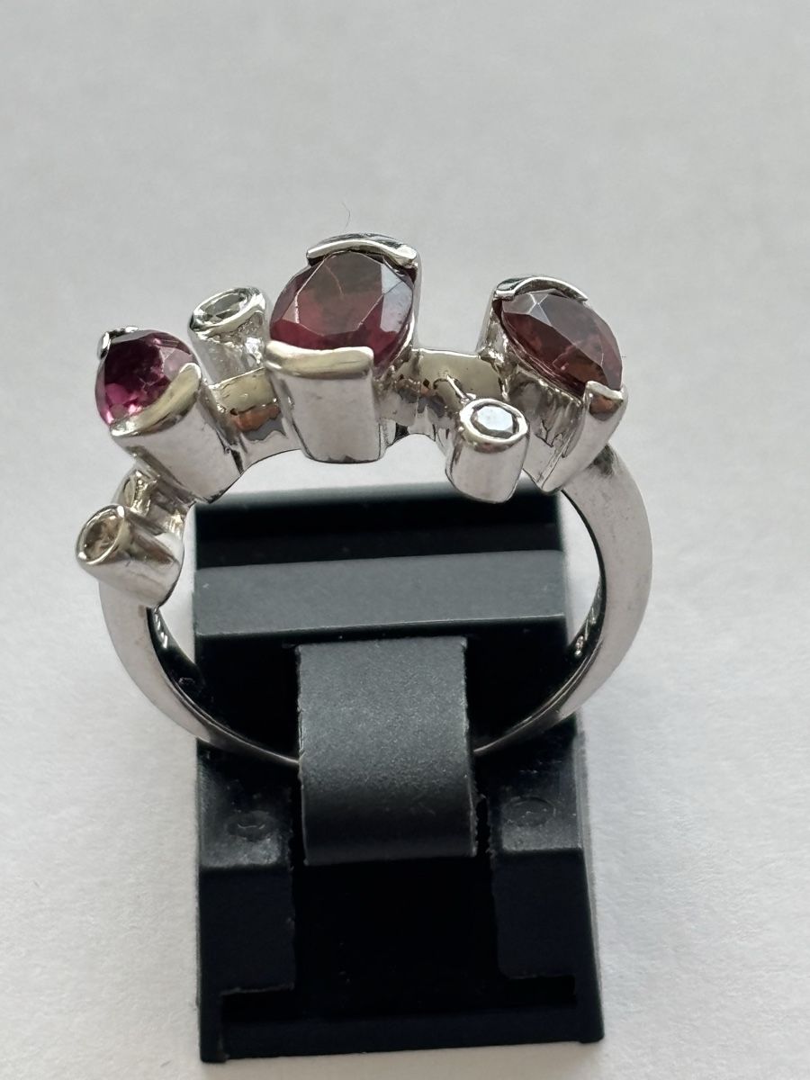Anelli: Weissgold Ring / Diamanten 18 Karat – Usato da Langnau am Albis venduto da flusspflege 1