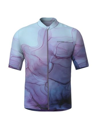 Cube Trikot CMPT Artline kurzarm, blue´n´purple