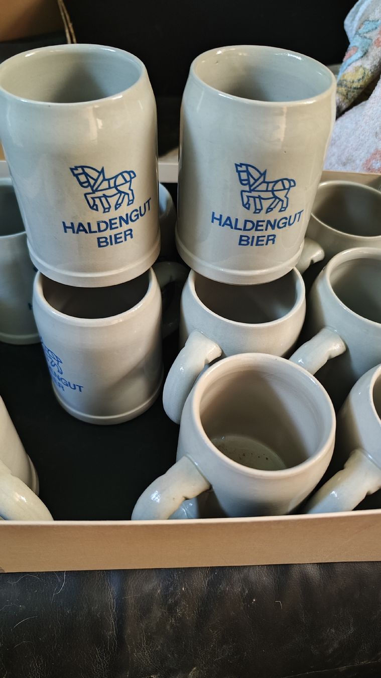Haldengut Gläser: 12 Krüge Haldengut Bier – Gebraucht aus Zürich von turbopuz 1