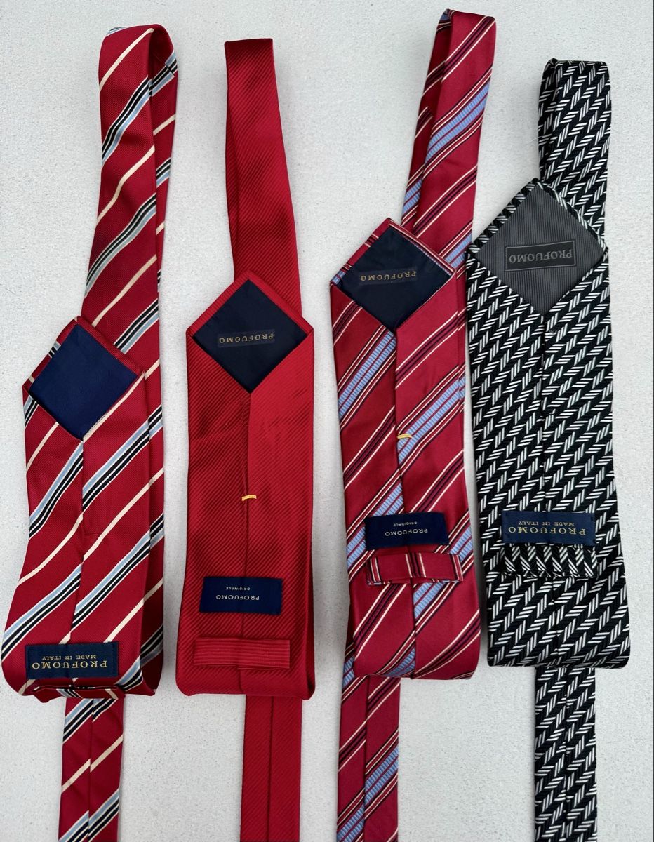 Krawatten: Krawatten Set, diverse Muster (14 St.) – Gebraucht aus Rickenbach SO von Lerg 3