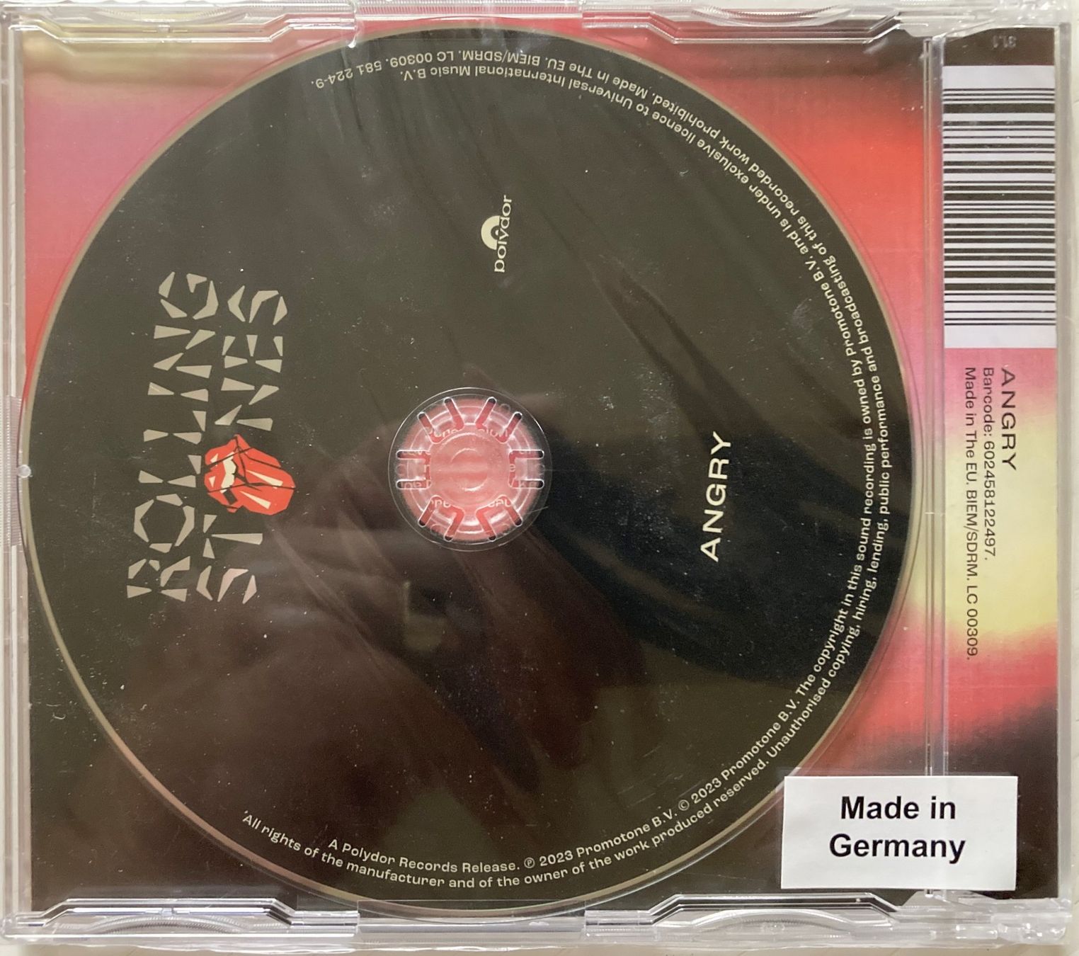 CD: ROLLING STONES - ANGRY – Nuovo e nell'imballaggio originale da Bottens venduto da hotter-than-hell 1