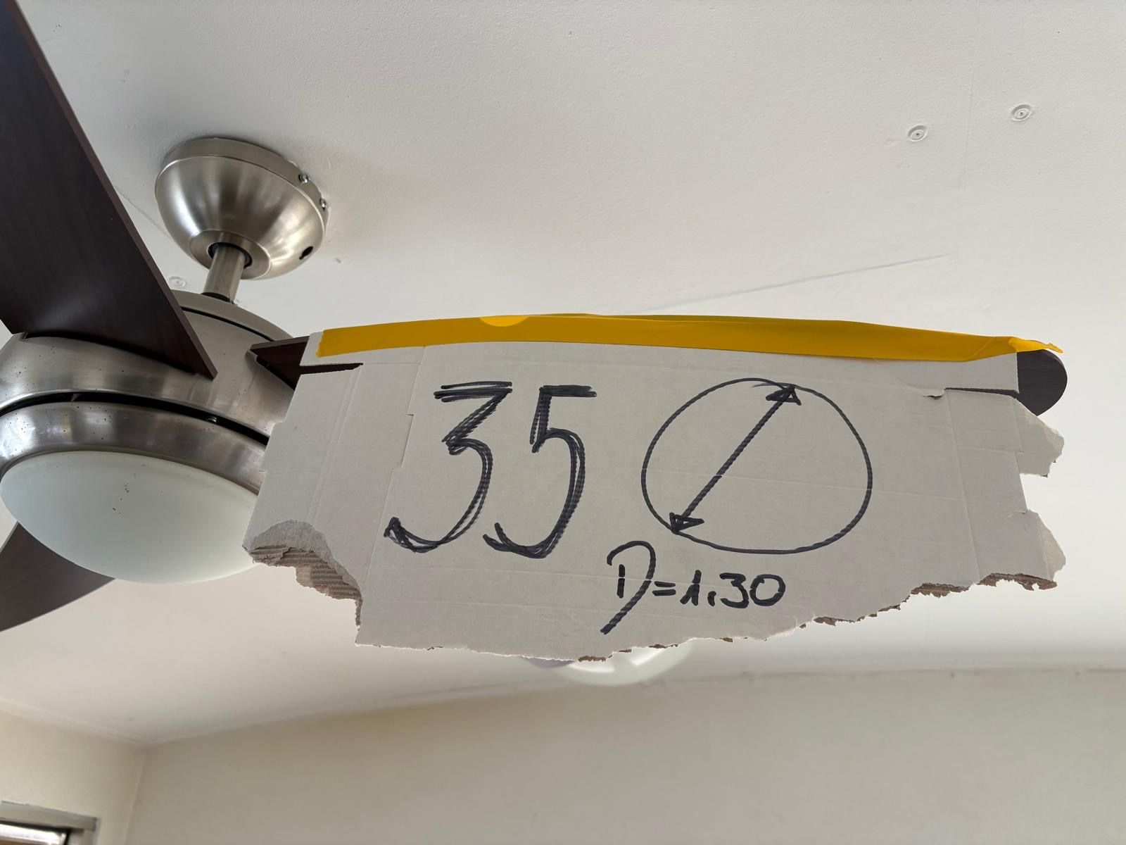Ventilatori: Deckenventilator  D=1.30 m – Usato da Visp venduto da mbb_xs75 1