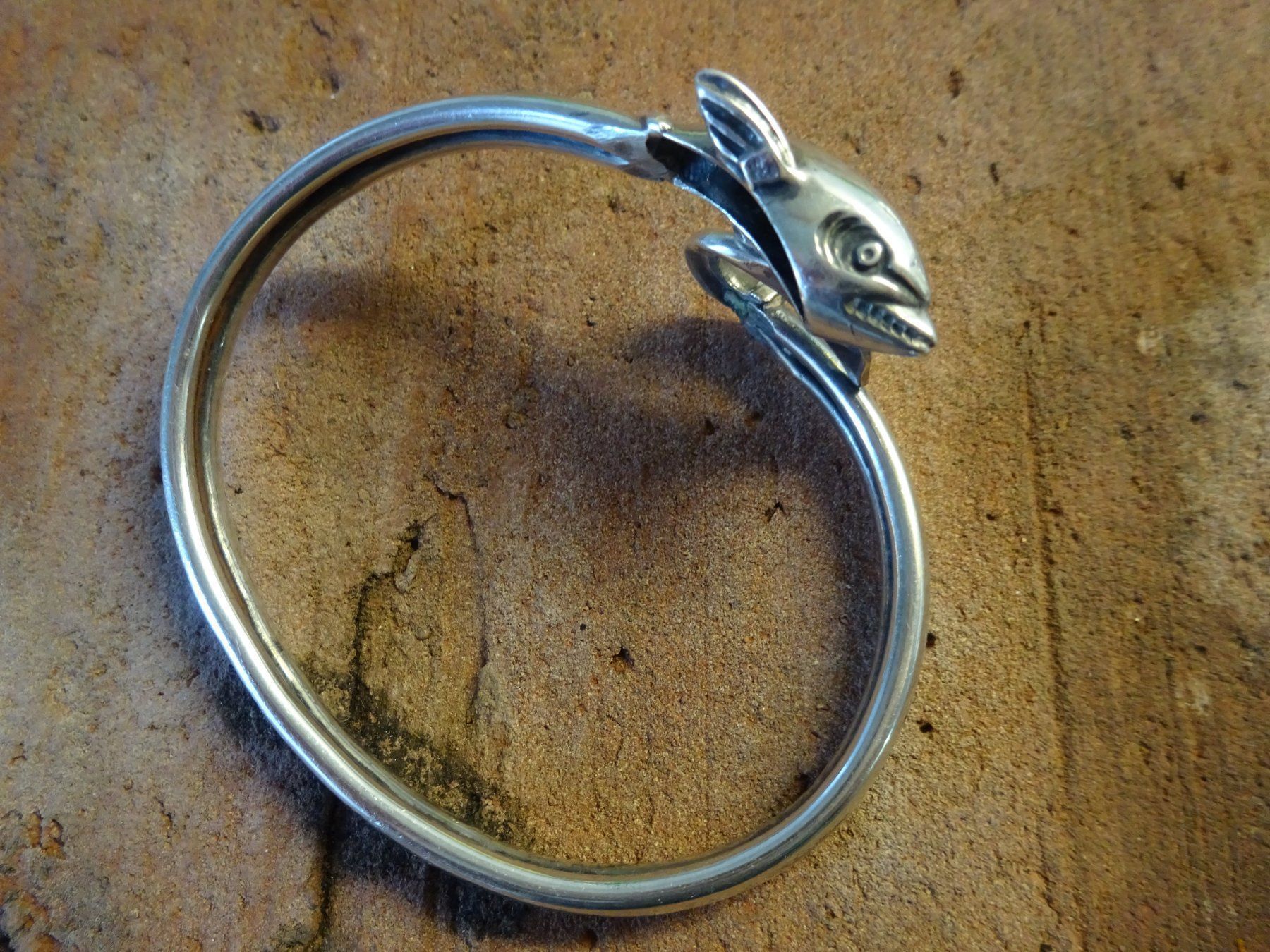 Armbänder & -reifen: Armreif Delphin Fisch Silber – Gebraucht aus Esslingen von FetteSchnecke 3