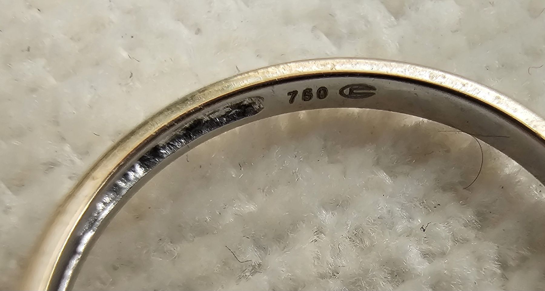 Ringe: Weissgold Ring 750, 18 k – Gebraucht aus Grosshöchstetten von Chaotik-Reptil 4