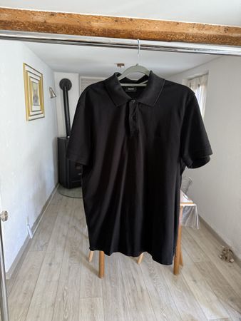 Polo noir BOSS Hugo Boss T.XL homme