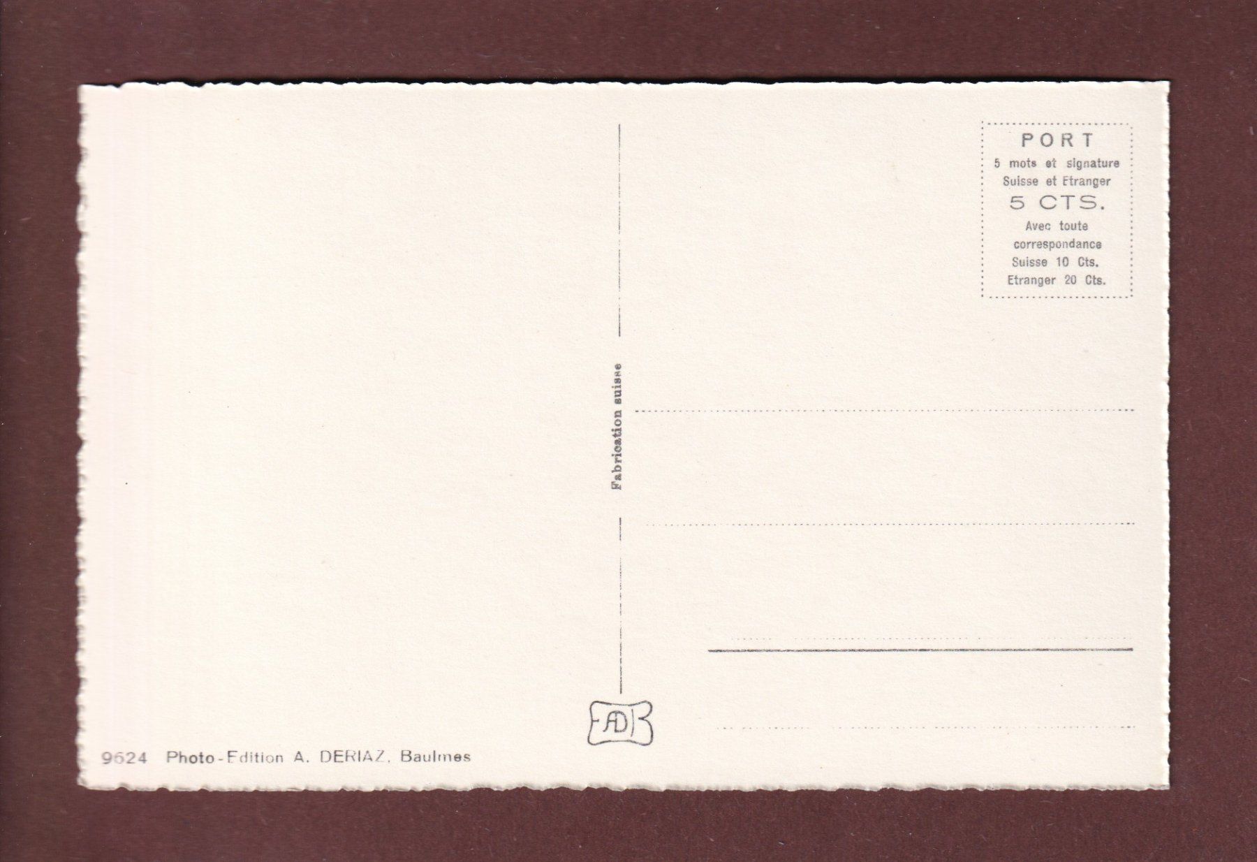 Cartoline postali: Téléférique CHAMPERY-PLANACHAUX - Dents du Midi – Usato da Pully venduto da nicecards 1