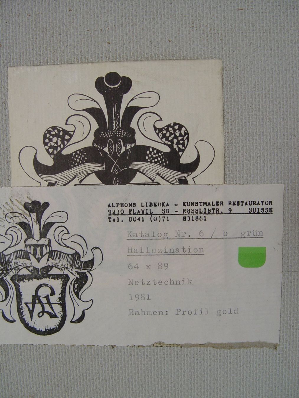 Dipinti: Mystisches Gemälde von Alphons Liberka /Halluzination – Usato da Müllheim Dorf venduto da Othmar73 5