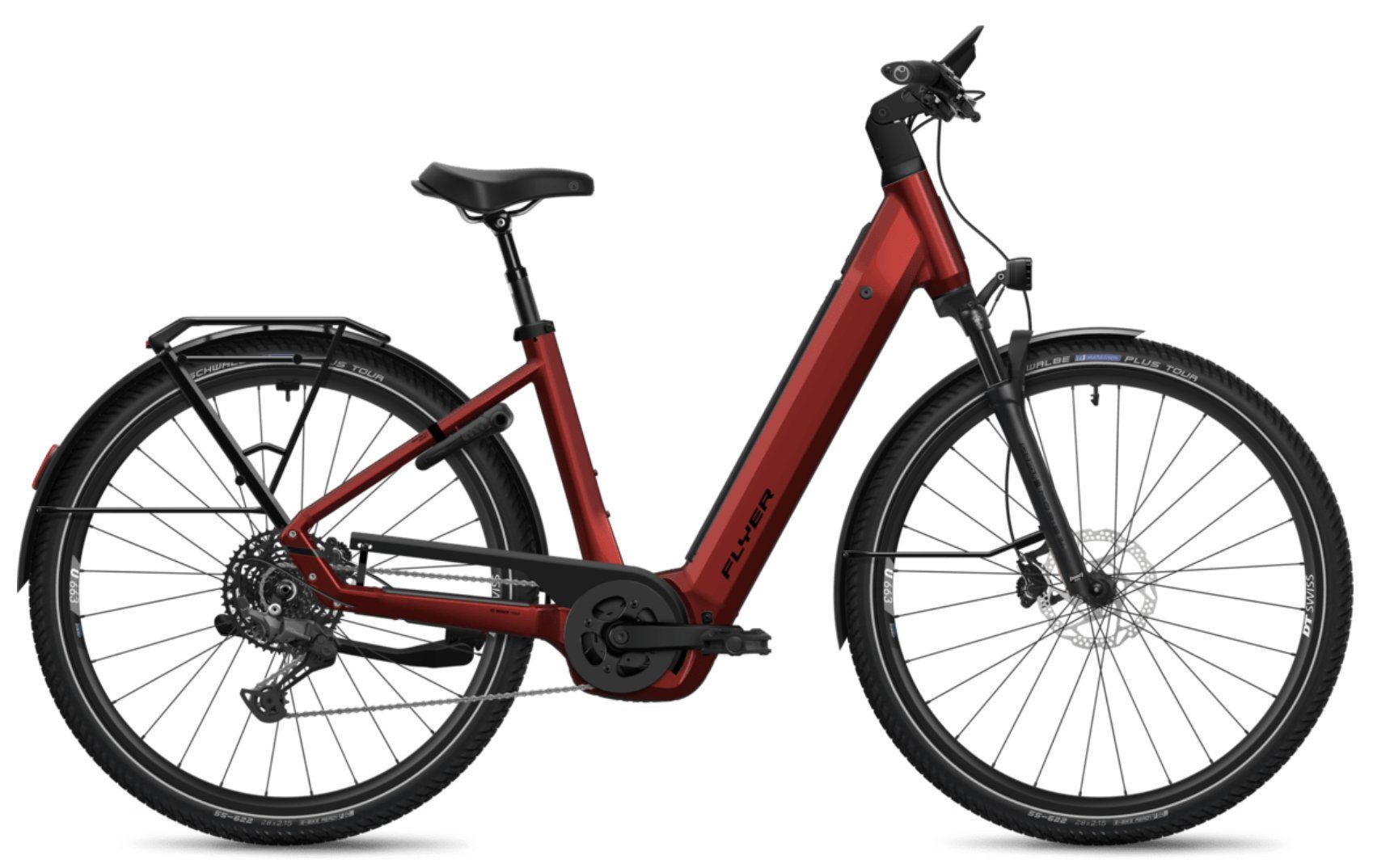 Flyer Biciclette: Flyer G2 GOTOUR 7.10 Grösse XS, Farbe Rot – Nuovo (secondo la descrizione) da Eschen venduto da Sele-Radsport