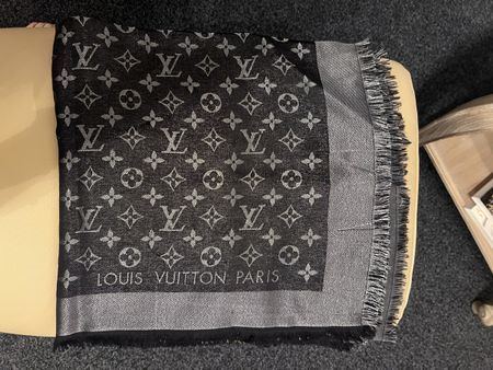 Louis Vuitton Black Scarf