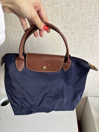 Mini sac longchamp bleu marine